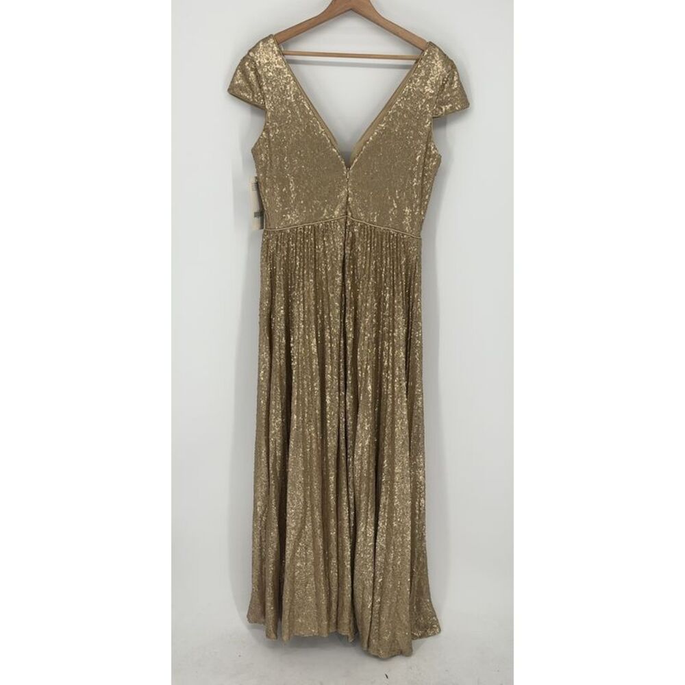 Christina Wu Celebration Dress in Gold